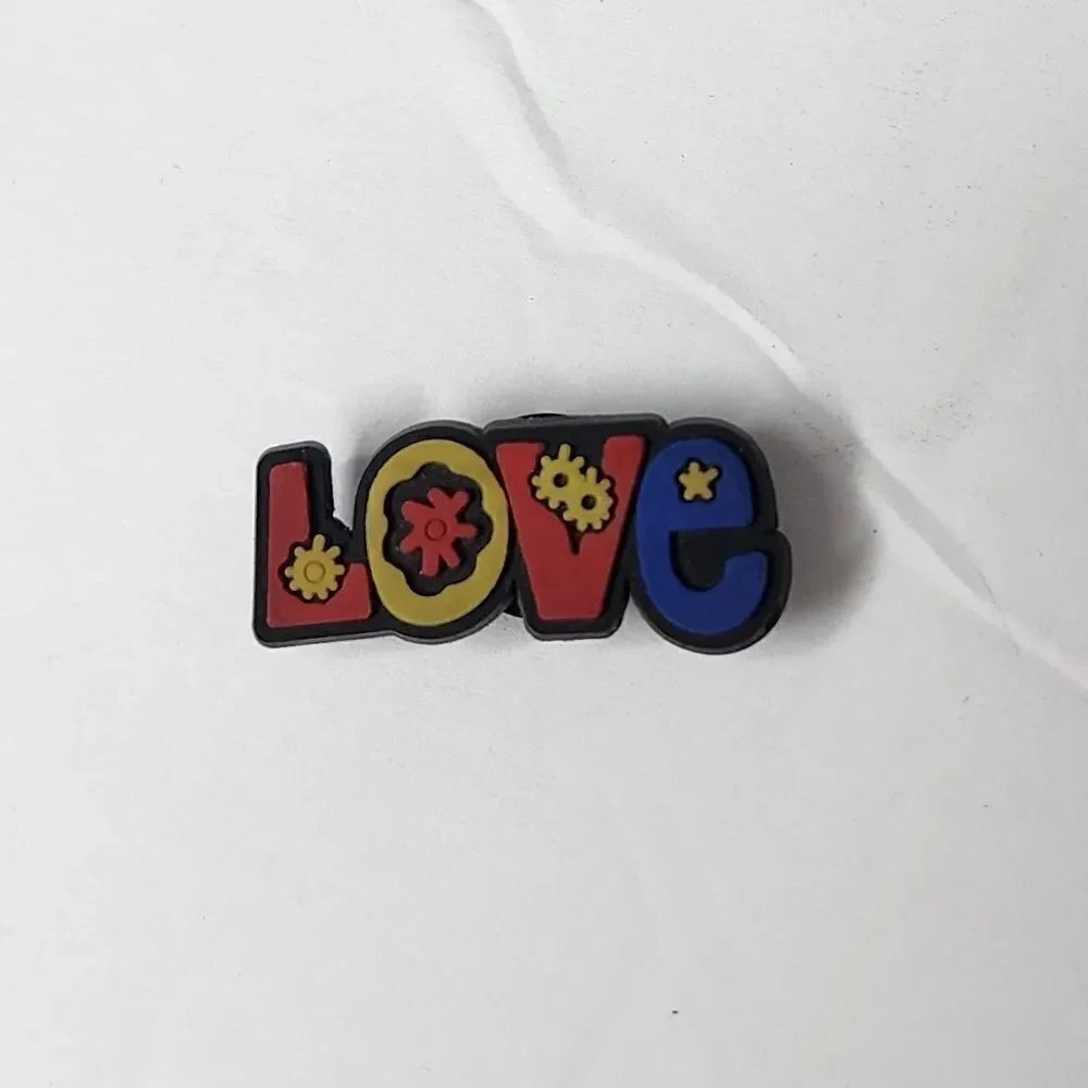 Jibbits Shoe Charm for CROCS Hippie LOVE
